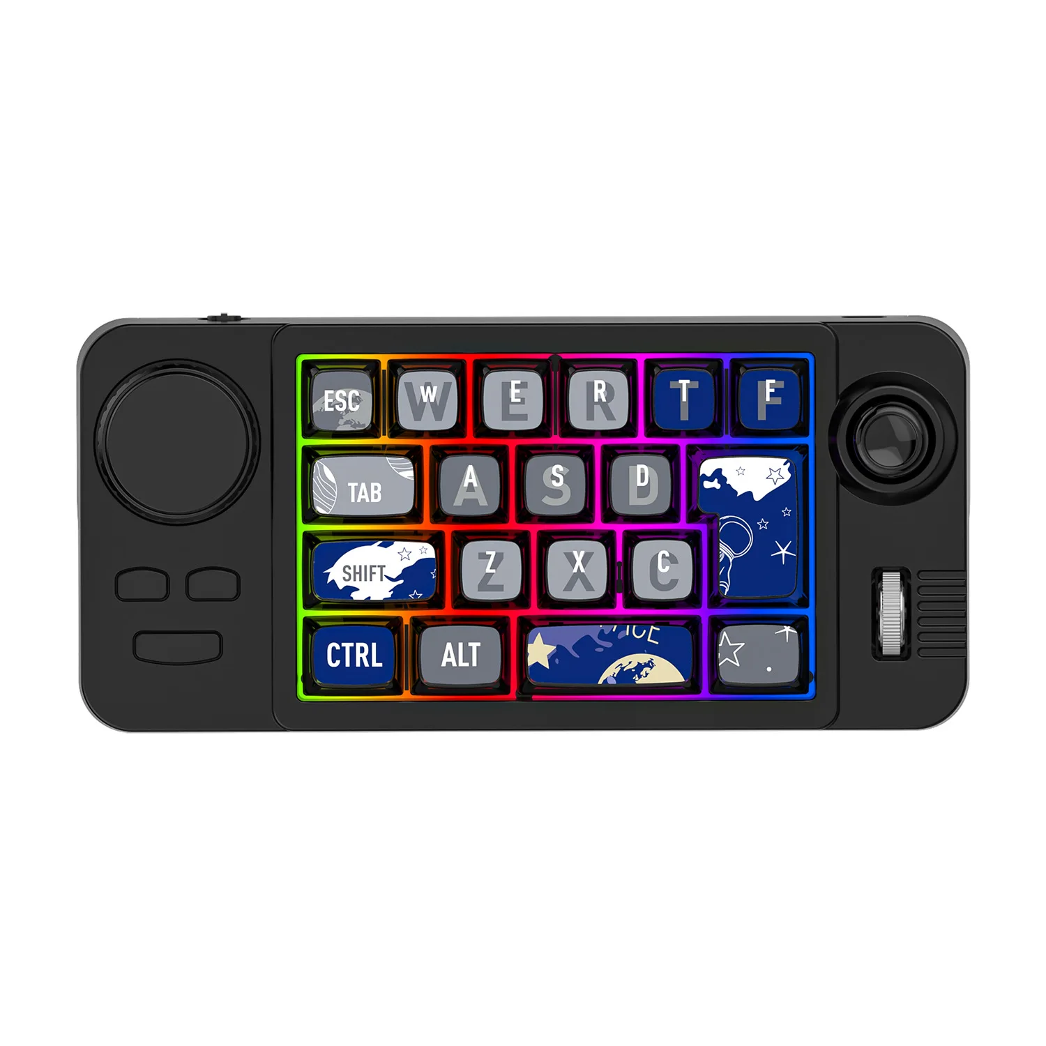 

Wireless three-mode joystick macro defines hot-plugged mechanical gaming keyboards