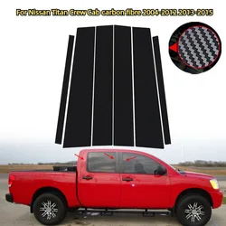 Car Polished Pillar Posts Door Window Trim Cover Moulding For Nissan Qashqai J10 J11 Titan X-Trail Rogue T32 BC Column Sticker