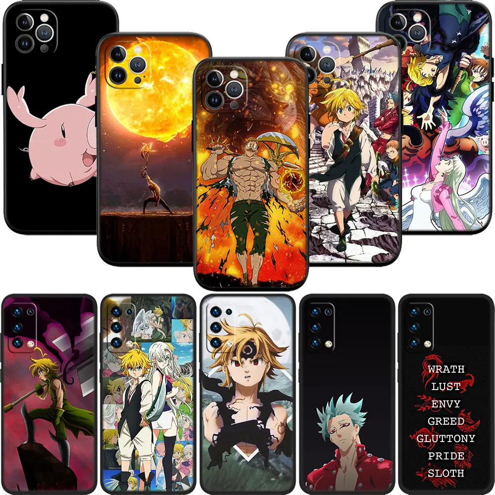 Capa de Telefone Soft Shell CJ93 S-Seven D-Deadly Sin para Xiaomi Poco M4 M5 M6 M7 X3 X6 X7 F8 Ultra Pro GT NFC
