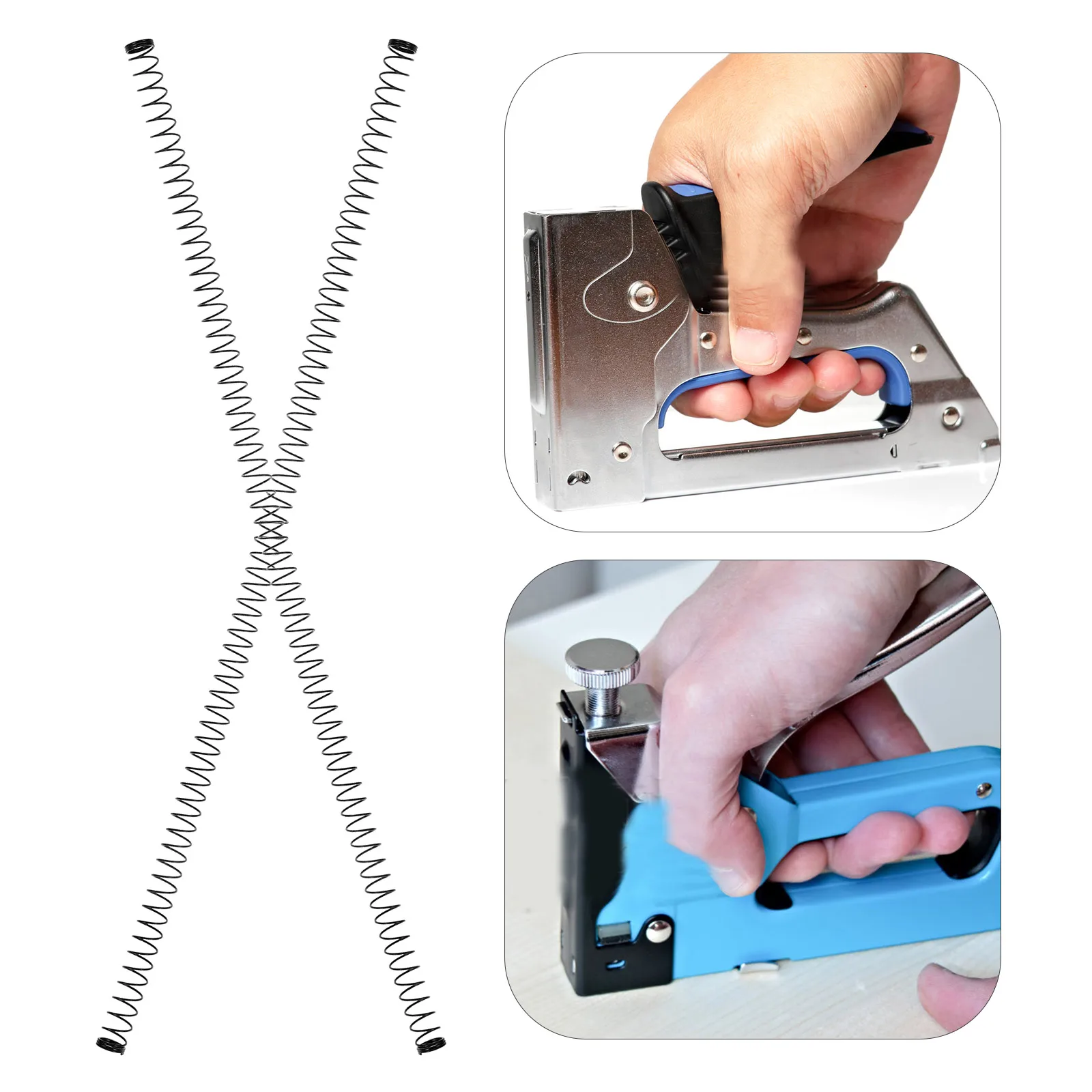 

5Pcs Carbon Steel Nailer Springs Durable Metal Replacement Supplies Nailer Springs Carbon Steel Spring Parts