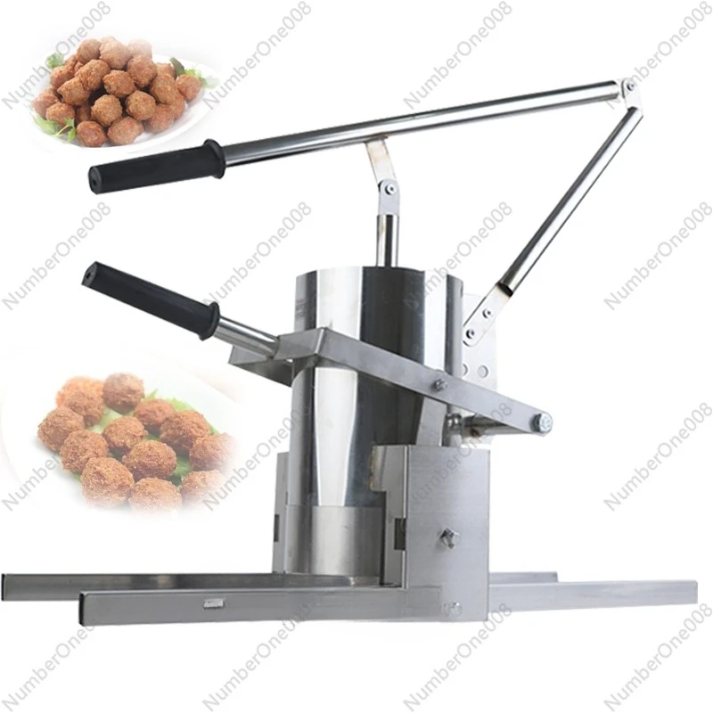 Máquina formadora de albóndigas, prensa manual pequeña, máquina para hacer bolas de carne, máquina para hacer bolas de verduras y cerdo