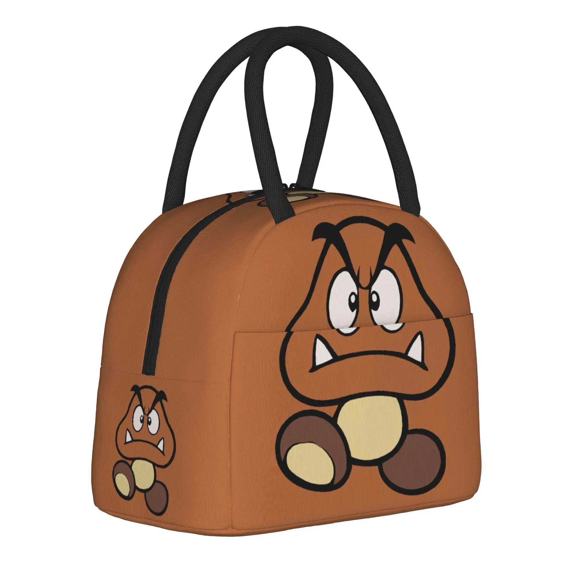 

Изолированная сумка-холодильник Super Marios Goomba, многоразовая портативная сумка-тоут для обедов, для мужчин и женщин, для пляжа и активного отдыха