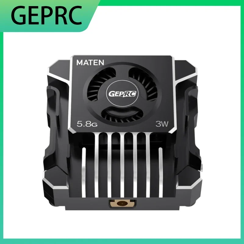 Transmisor FPV de Largo Alcance GEPRC MATEN VTX PRO 5.8G 3000mW 3W con Micrófono Integrado, Módulo Transmisor de Video para Drones de Carreras DC7-36V