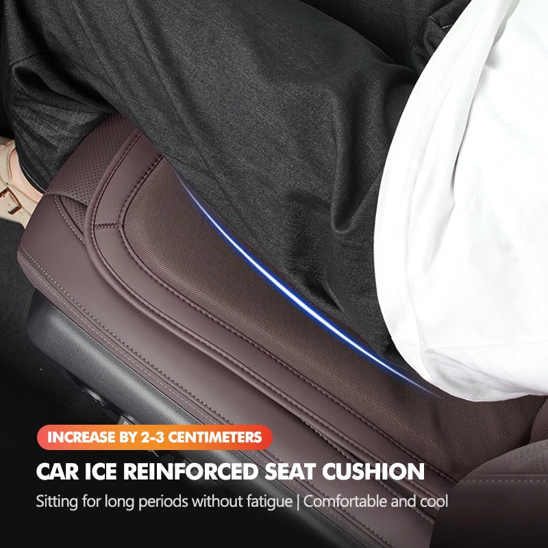 Leather Car Seat Non-Slip Cushion Breathable Comfort Pad For BMW X1 X2 X3 X4 X5 X6 X7 G20 G30 6GT E46 E90 E60 F10 E39