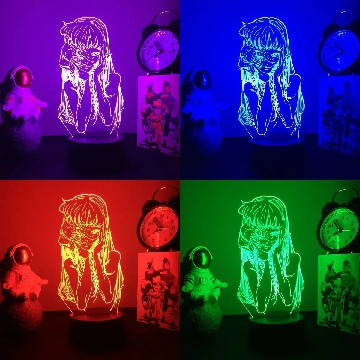 16 Colors Anime 3d Lamp Junji Ito Collection Tomie for Room Decor Junji Ito Birthday Gift Manga Collection Led Night Light Toys