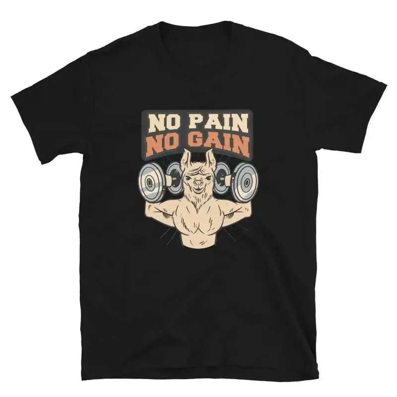 SWOLE Llama Bodybuilding Gym Fitness Classic Fit T-Shirt