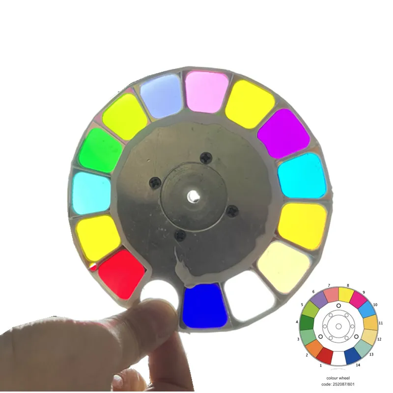 Glass Customized 7R Moving Head Beam Light Color Wheel Color Panel