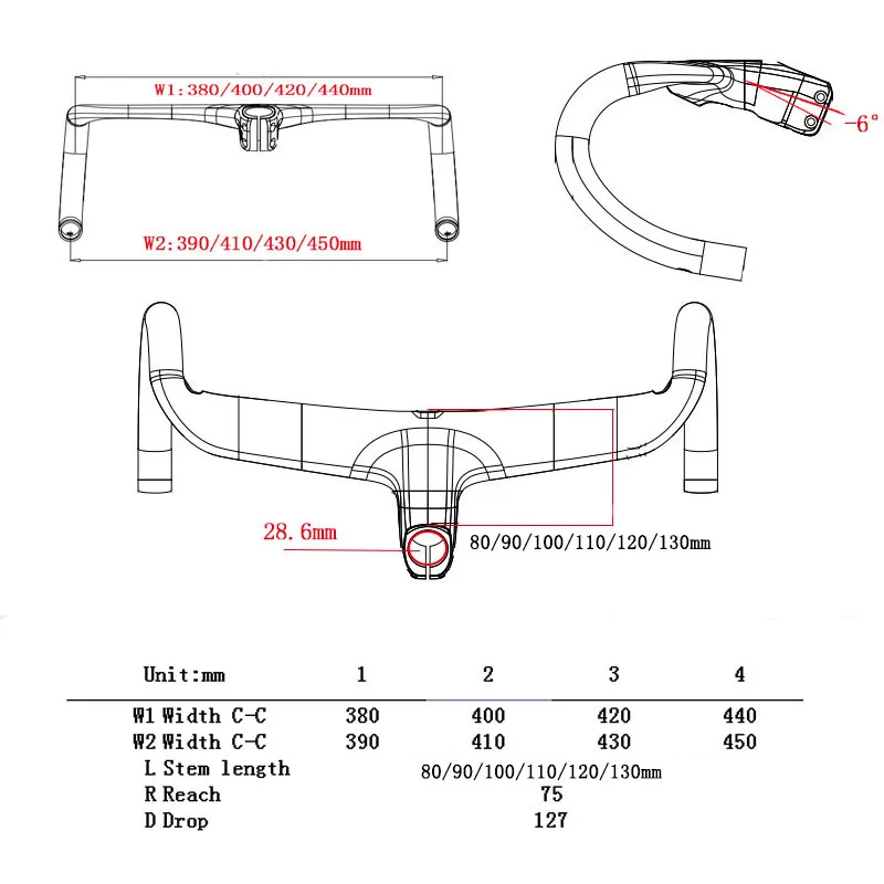 Sl8/sl7 strada Carbo manubrio stelo in carbonio roval cavo interno Routing strada bicicletta manubrio Cockpit Di2 cambia colore laser