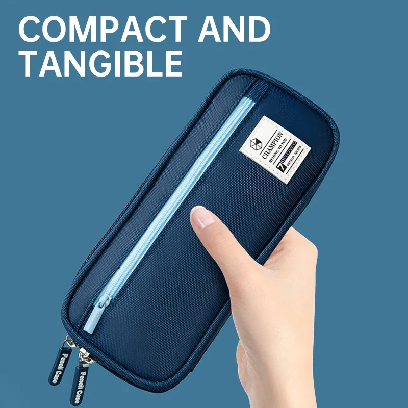 연필 케이스 대용량 연필 주머니 다시 학교로 애니메이션 데스크 주최자 소녀를위한 문구 용품 어린이 학교 Acsesories 선물