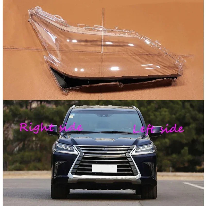 

For Lexus LX570 2016 2017 2018 2019 car headlight shell replacement headlight cover headlamp lens headlight glass