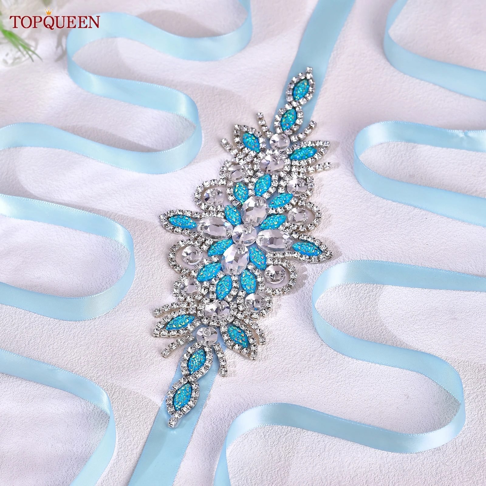 TOPQUEEN New Design Wedding Belt, Affordable Bridesmaid Belt, Stage Performance and Graduation Ceremony Waist Accessories S01