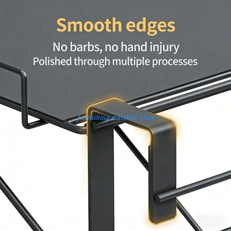 Y5GD （1 pcs）Foldable Cabinet Door Storage Shelf Expandable Kitchen Counter Organizers Practical Kitchen Organizers Rack