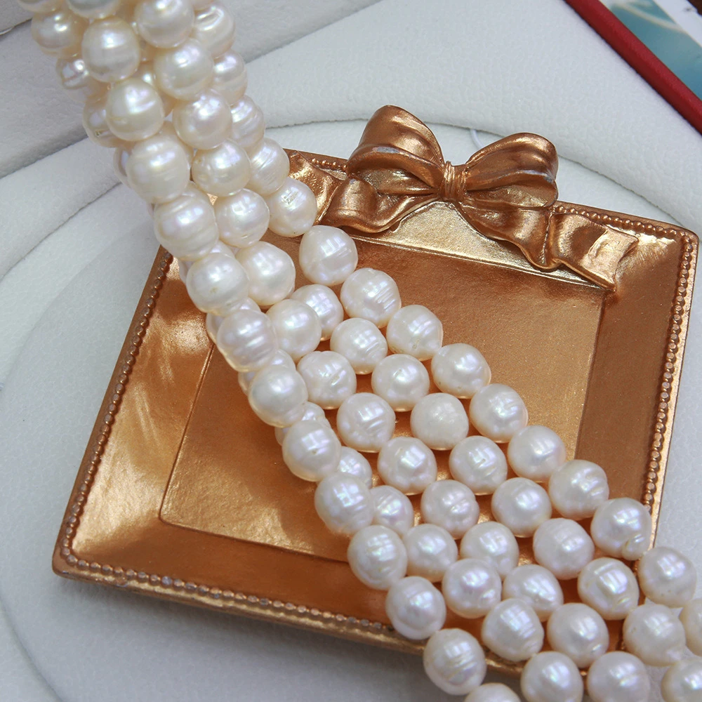 

12-14mm Spiral Baroque Natural Freshwater Pearls Loose Beads Charms Jewelry Making DIY Necklace Bracelet Earrings Accessories