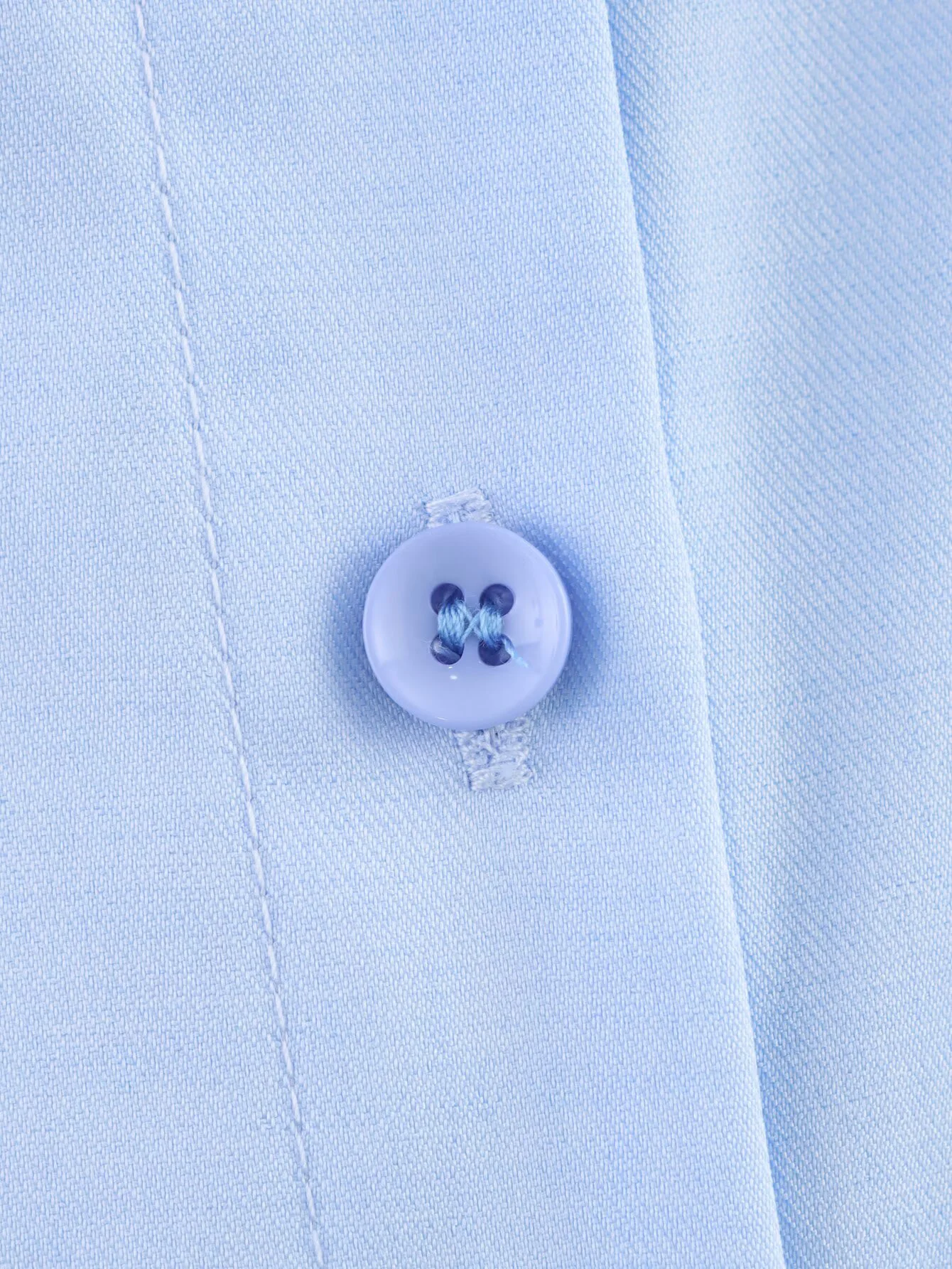 2025 Summer New Women's Fashion Style Versatile Shell Craftsmanship Blue Shirt Long Sleeve Shirt