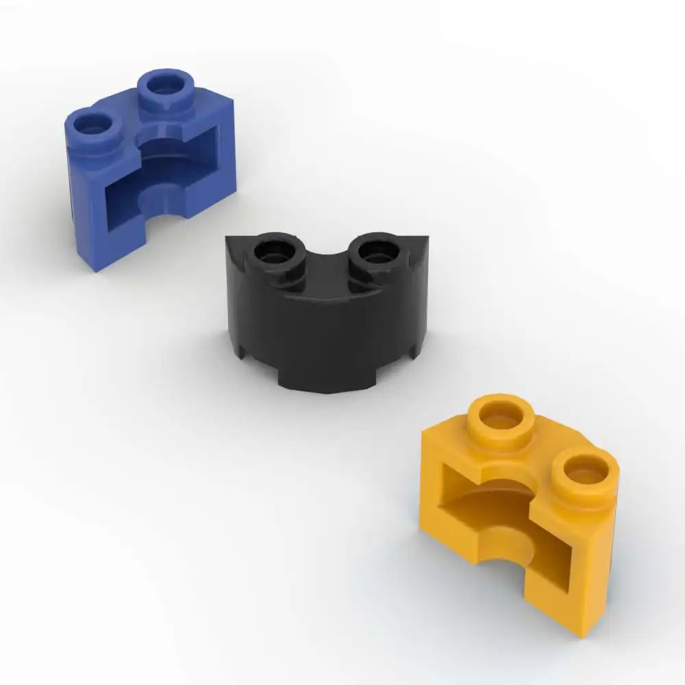 

MOC, 10 шт., классические 68013, половина 1x2x1, сменный кирпичный цилиндр, строительные блоки, очаровательная игрушка для взрослых и мальчиков, праздничные подарки