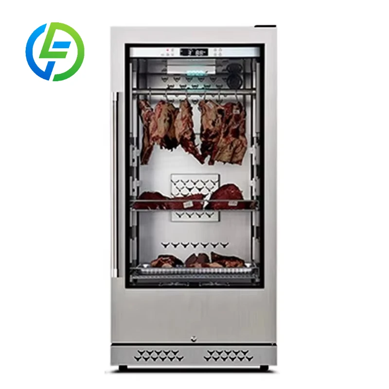 Customize Meat Dry Age Cabinet Refrigerator Strong Air Purification Commercial Beef Dry Ager Fridge