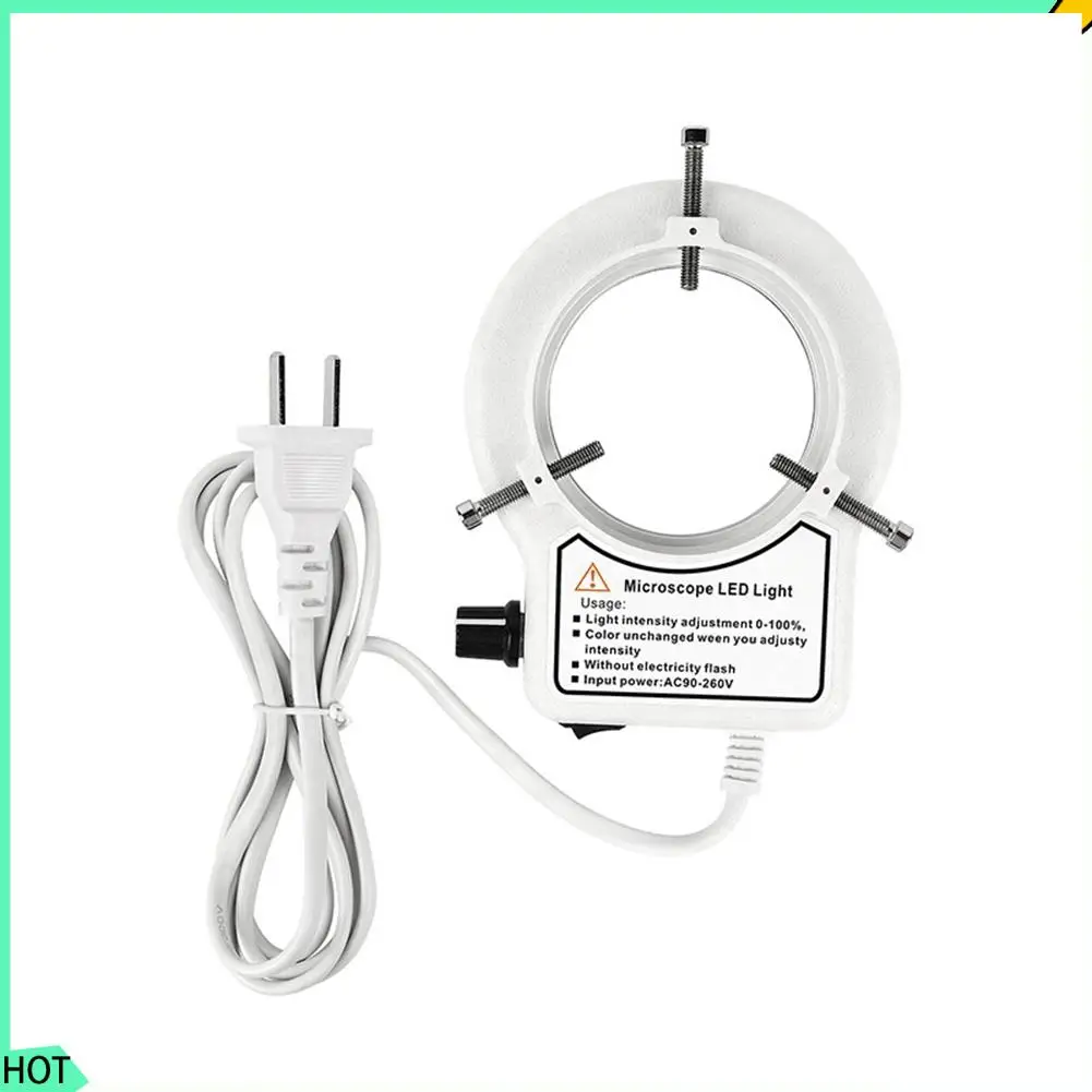 AWAH 調整可能な LED リングランプ照明ランプ業界ステレオビデオカメラ三眼顕微鏡レンズ耐久性のある EU