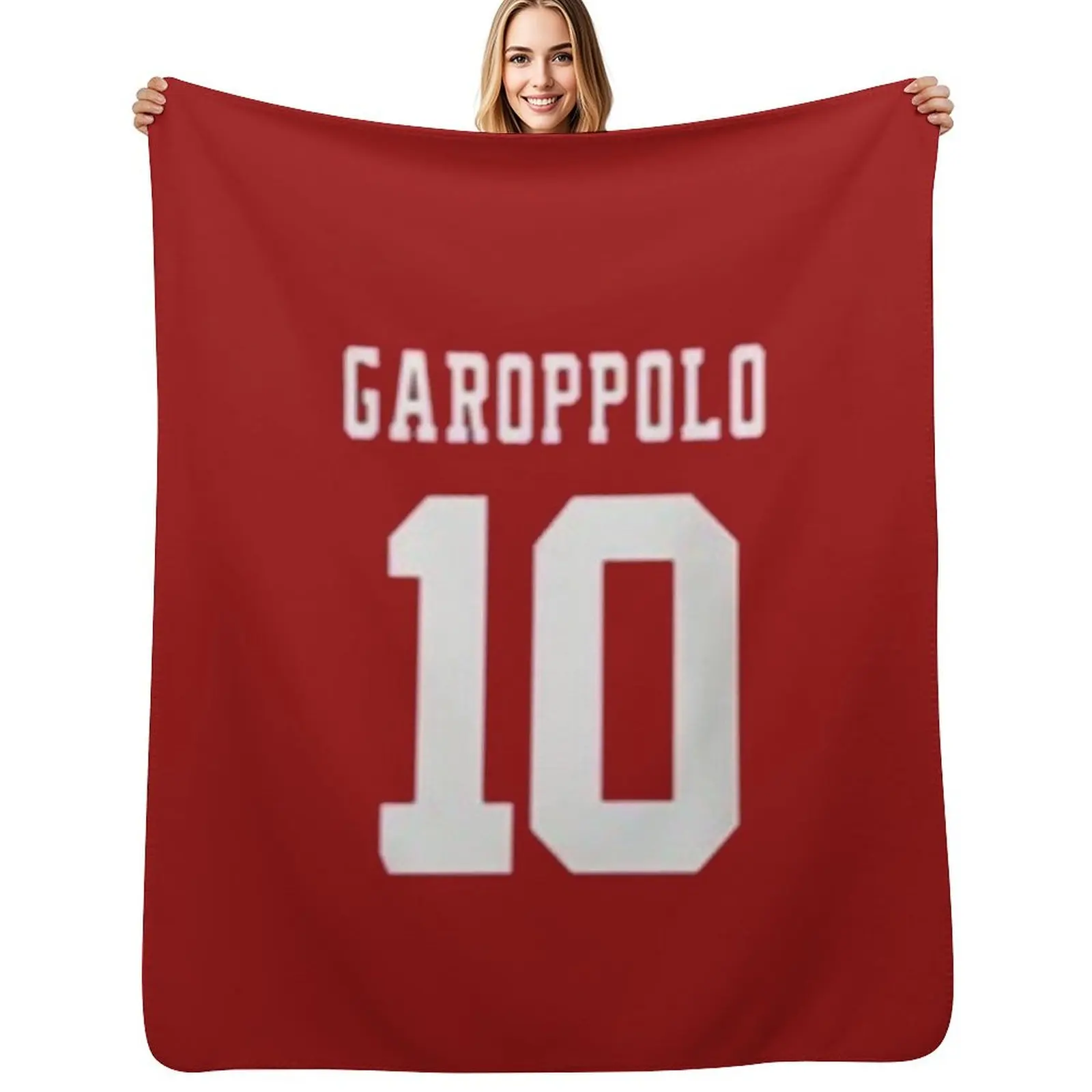 Manta Jimmy Garoppolo, manta versátil y acogedora para todas las ocasiones