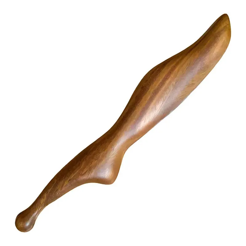 Natural Sandalwood Acupoint Massage Stick Facial Foot Meridian Dredging Trigger Point Tool Full Body Tendon Scraping Relieve view 6