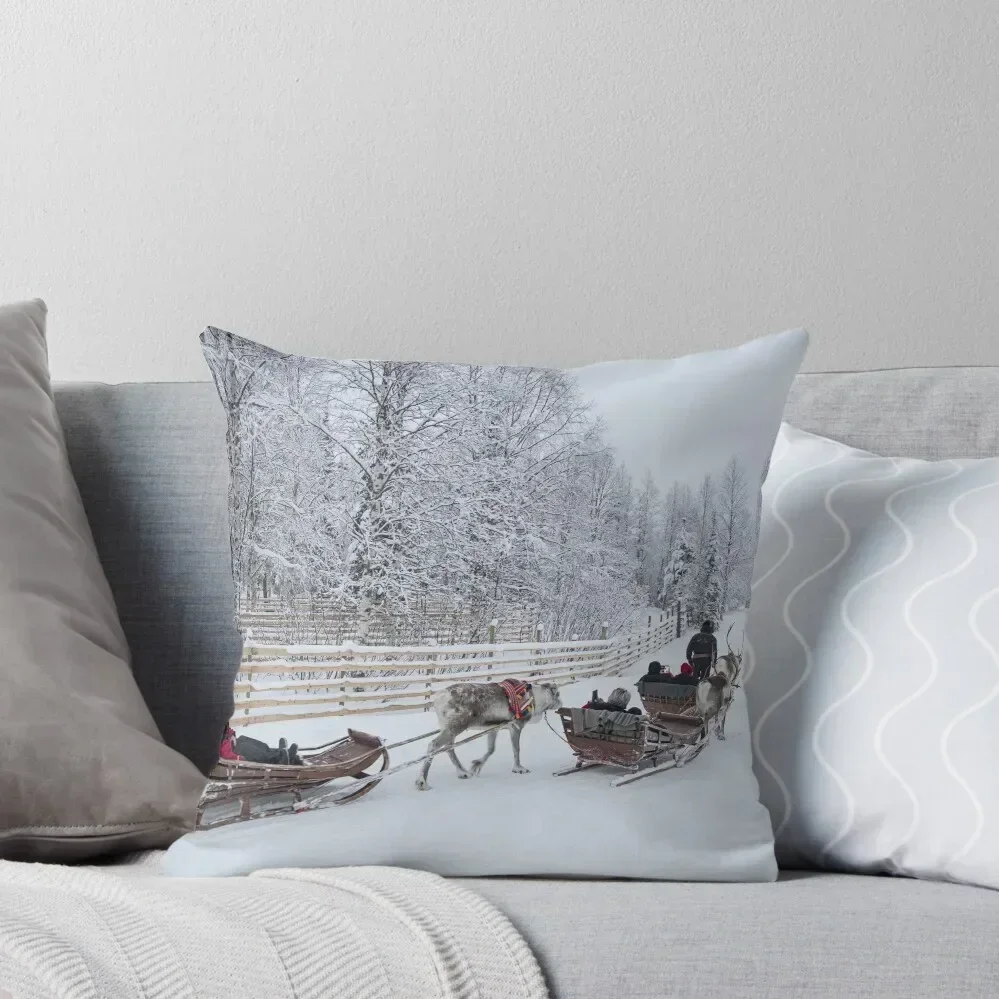 

Dashing Through the Snow Throw Pillow Cushions Cover christmas ornaments 2025 Pillow Case pillow