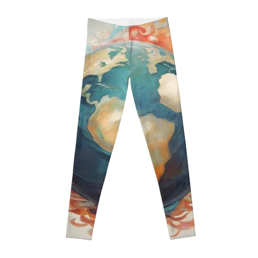 

Earth Nature Landscape Surreal Art Leggings sports shirts gym gym pants Womens Leggings