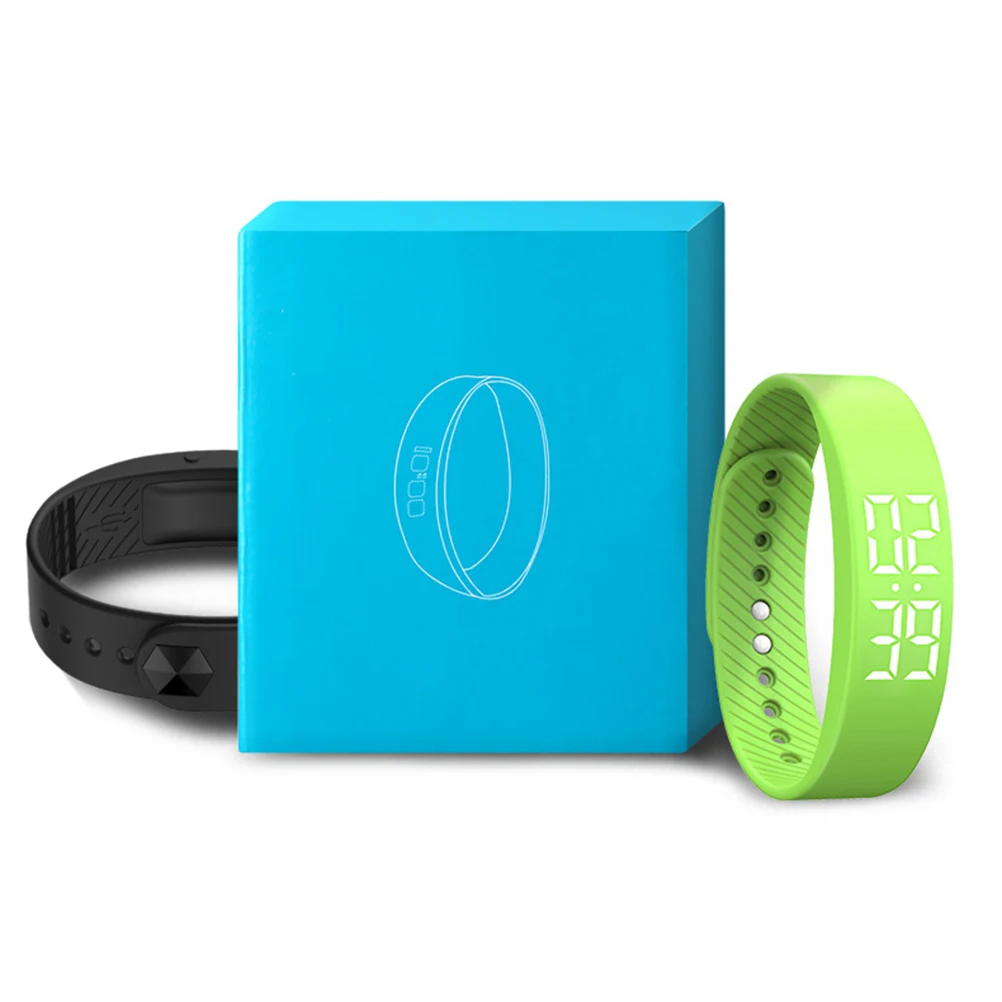 Smart Watch Fitness Wristband Black Student USB Rechargeable Long 3D Sensor Pedometer Health Monitor Waterproof