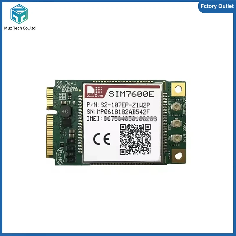 SIMCOM SIM7600 SIM7600E-PCIE SIM7600 MiniPcie LTE Cat1 Module LTE-TDD/ LTE-FDD/HSPA+/GSM/GPRS/EDGE for Europe/Middle East/Africa