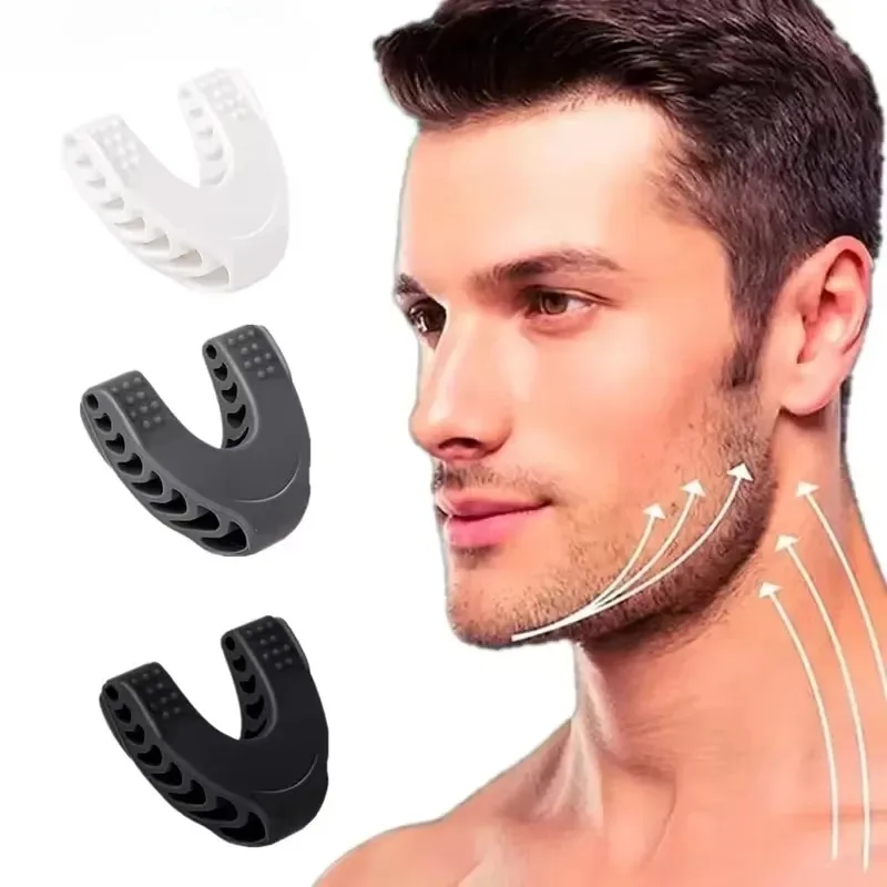 U Shape Jaw Exerciser New Facial Mouth Jawline Face Fitness Muscle Chew Ball Bite Breaker Training Equipment