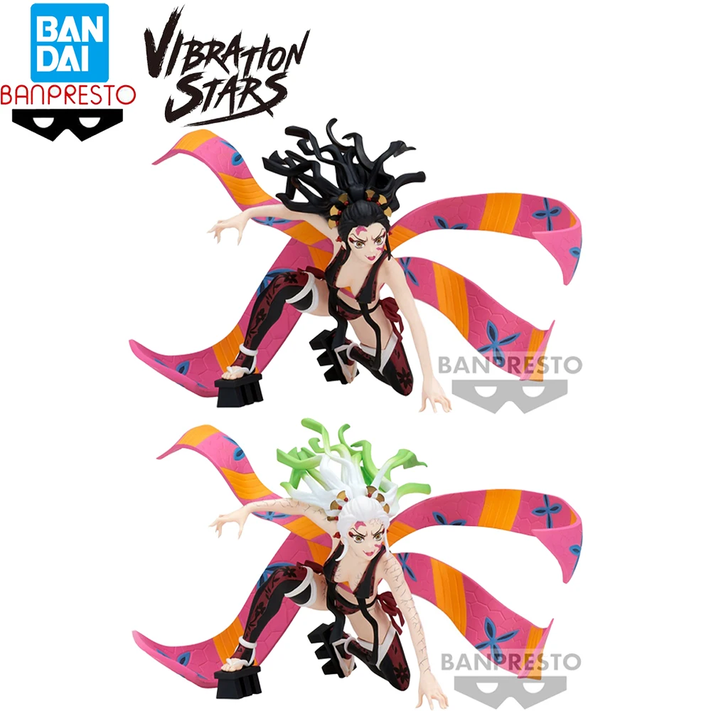 In Stock Origina Bandai Banpresto Vibration Stars Demon Slayer Daki Collectible Anime Demon Figures Model Toys Gifts for Fans