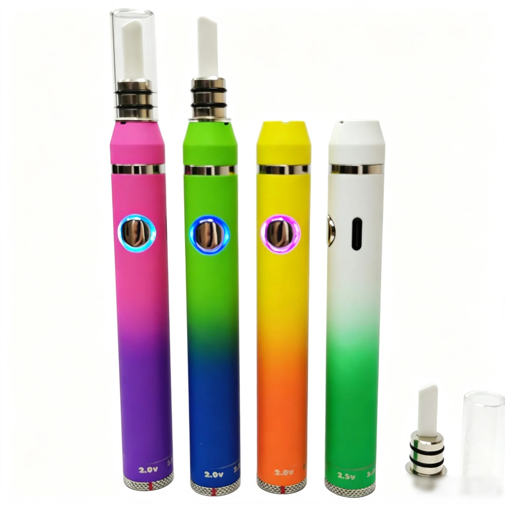 Two-Color 1Pcs, Side Charge , 510 Thread Battery,DIY Portable Soldering Iron, Switchable Voltage, Temperature, Welding Tool