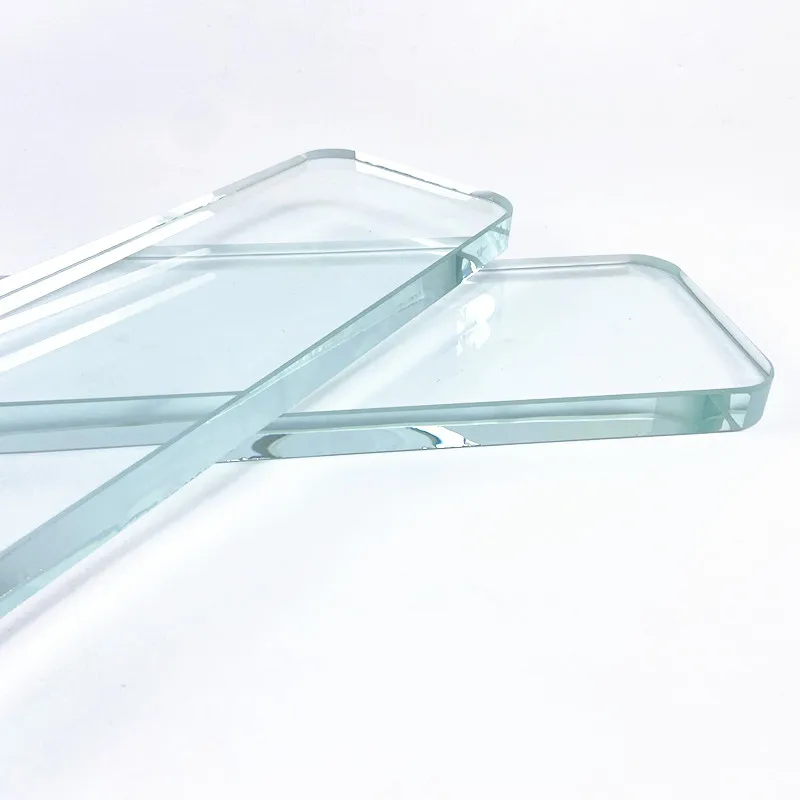 Op maat gemaakt boogvormig borosilicaat transparant glas, rechthoekig kijkglas lengte 467,3 mm, breedte 120,7 mm, dikte 19 mm, R16 mm TYPE