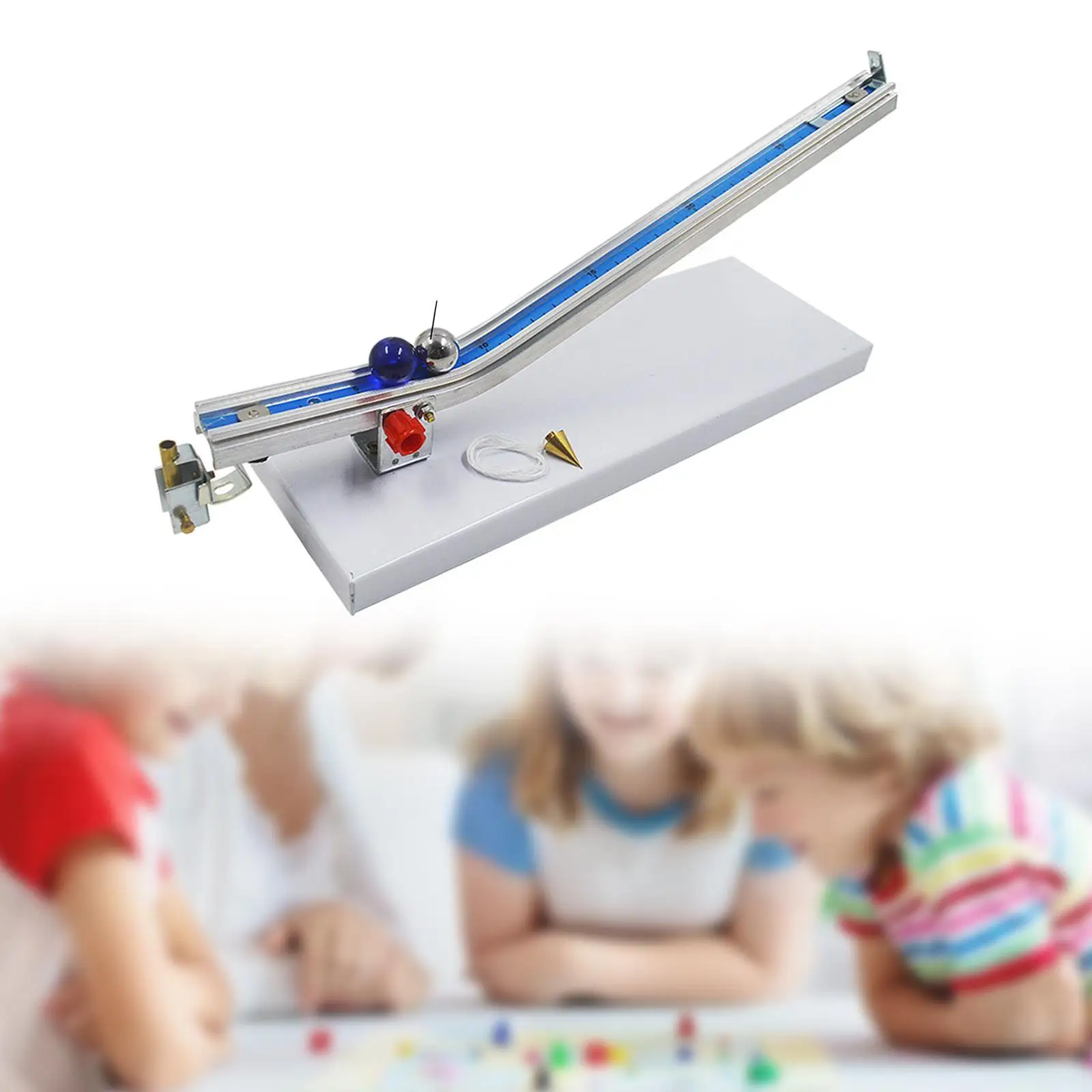 Collision Motion Experiment Apparatus Compact Experiment Toy Learning Tool Demonstrator DIY Assembly for School Children