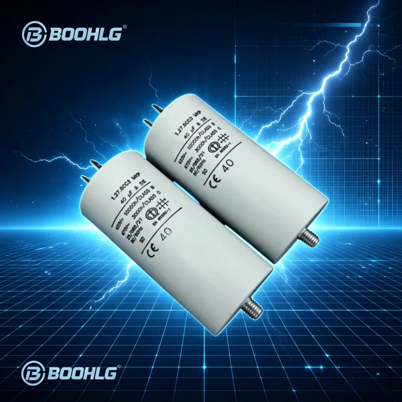 1PCS 100% Original Authentic 1.27.6CC3 MKP 40uF Motor Start Run Film Capacitor for AC Compressor Air Conditioner Fan