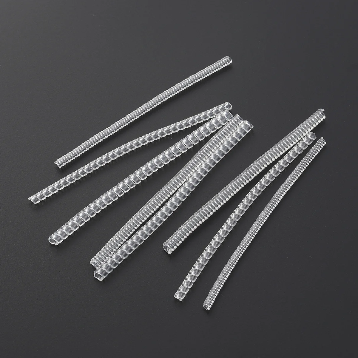 8 PCS Transparent Spring Size Adjuster Thickness Adjustment Invisible Regulator