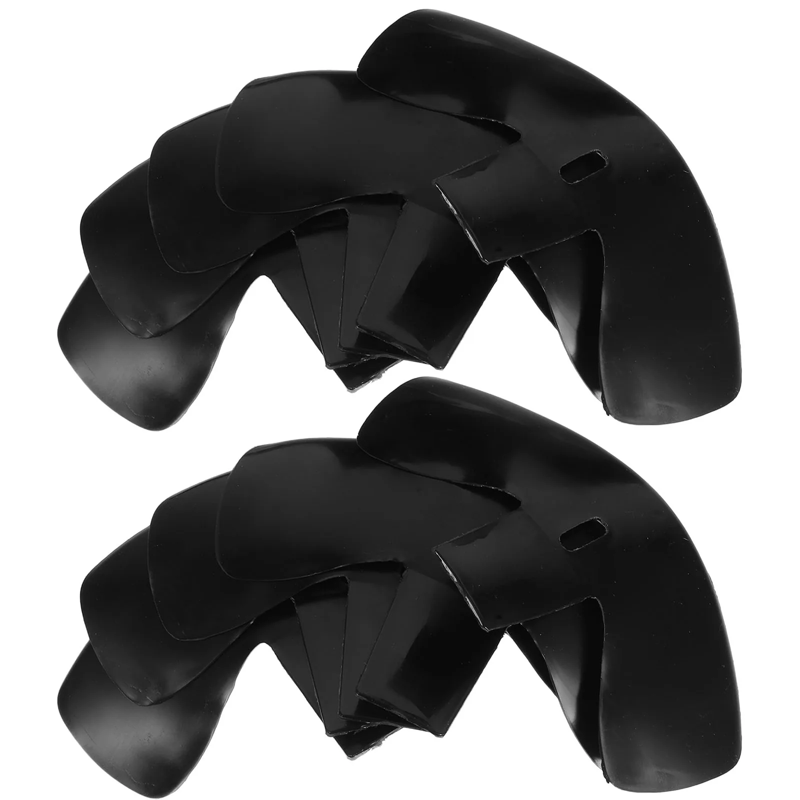 

10pcs Full Brim Hard Visor Inserts Universal Bump Brim Cap Shaper Support Accessories Head Protection For Security