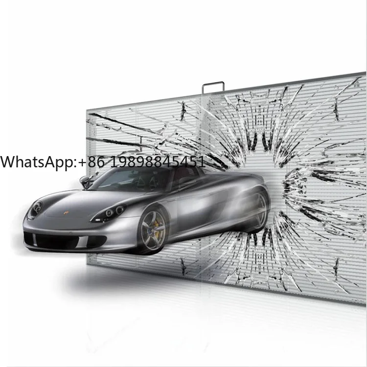 

Factory Price Self-Adhesive Advertising Display Ultra-Thin P2.6 P3.9 P7.8 Transparent LED Screen Display for Glass Window Wall