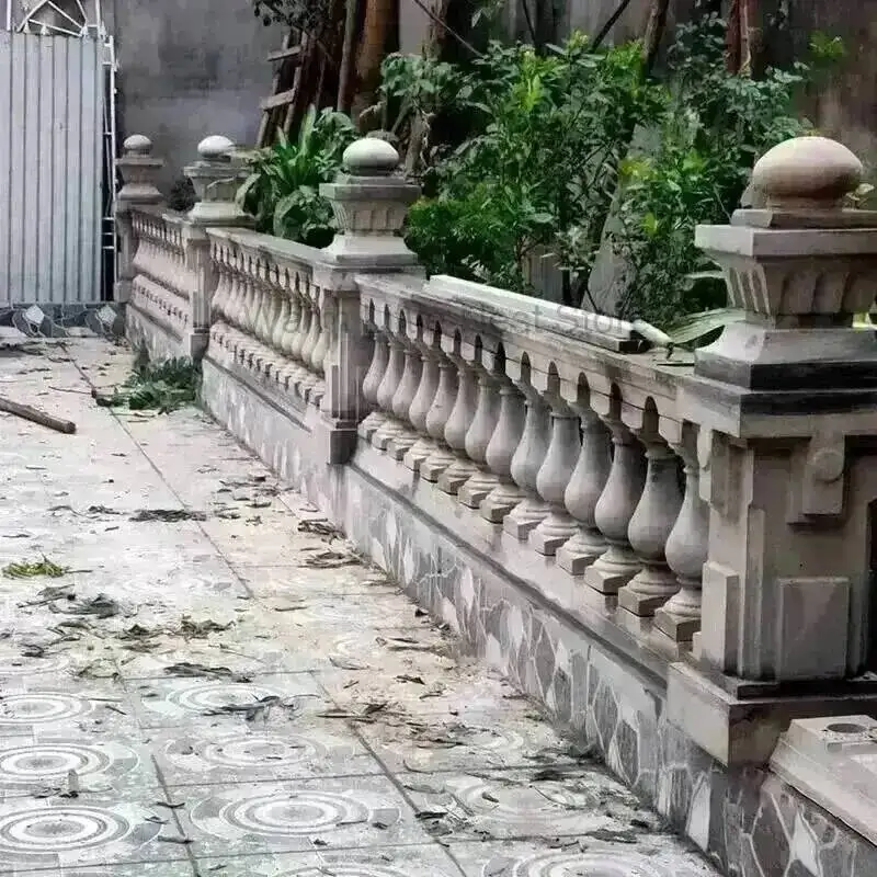 Guardrail Column Prefabricated Home Vase Balcony Mold Self-built Building Stair Handrail Railing Cement Fence Roman Column Mold