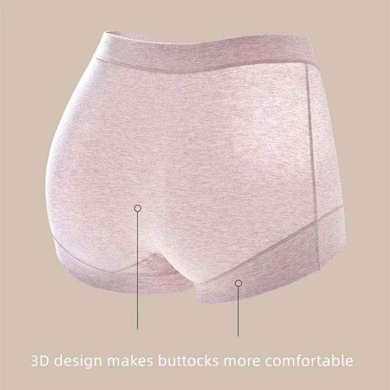Frauen bunte Baumwolle Höschen hohe Taille atmungsaktive Boxershorts weibliche bequeme Unterwäsche sexy Abnehmen intim iert Dessous