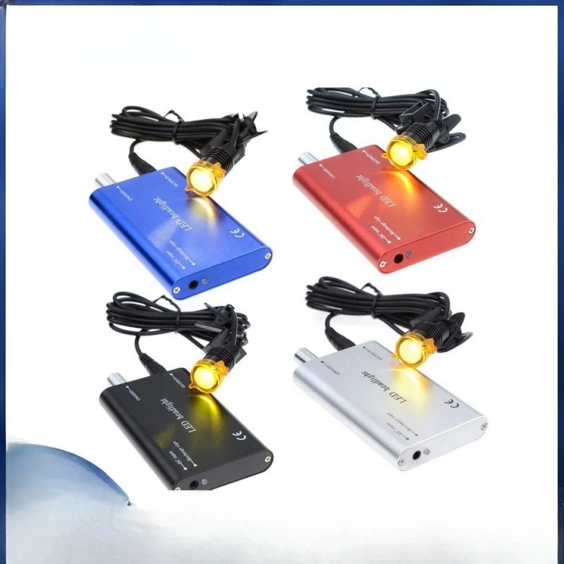

Dental Oral Otolaryngology Medical Headlights Portable LED Headlights Wearing High-end, Iron Clip Headlights