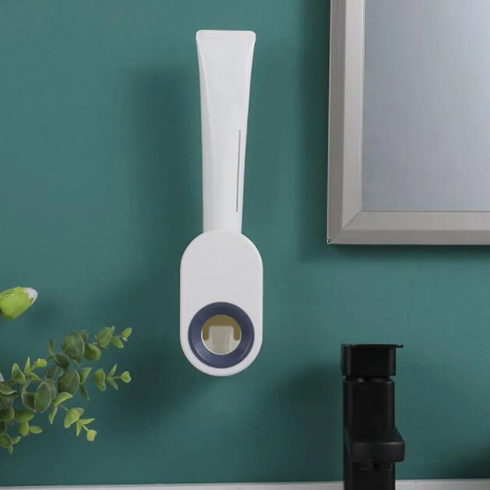 

1 шт. Подвесной дозатор для зубной пасты, компактный держатель для зубной пасты, экологичный материал ABS, для ванной и кухни, белый цвет