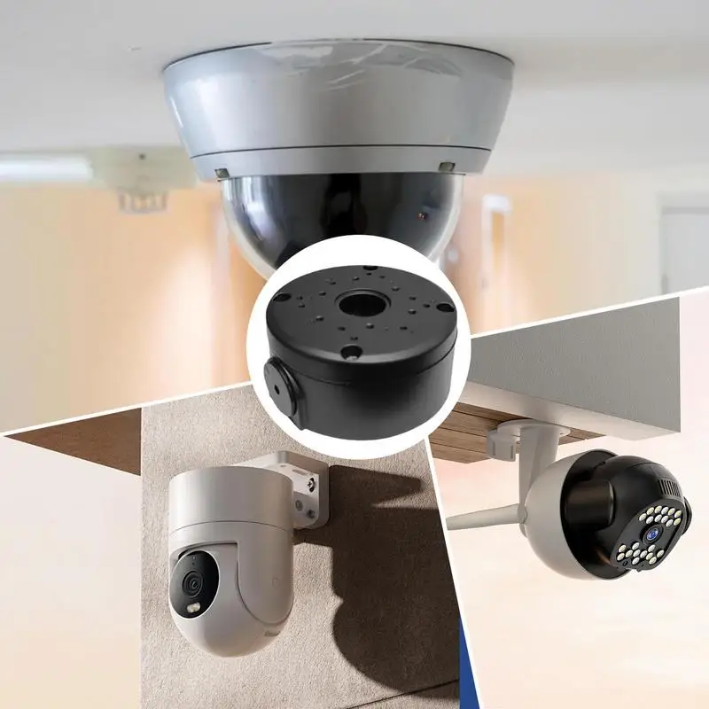 카메라 정션 박스 보안 카메라 브래킷 야외 숨기기 케이블 정션 박스 벽 천장 용 방수 카메라 커버