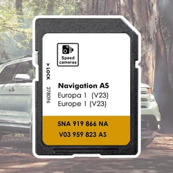 UK Europa SD Card 32GB Navigation GPS Map Version 2026 Newest 5NA 919 866 NA for VW Tiguan AS V23