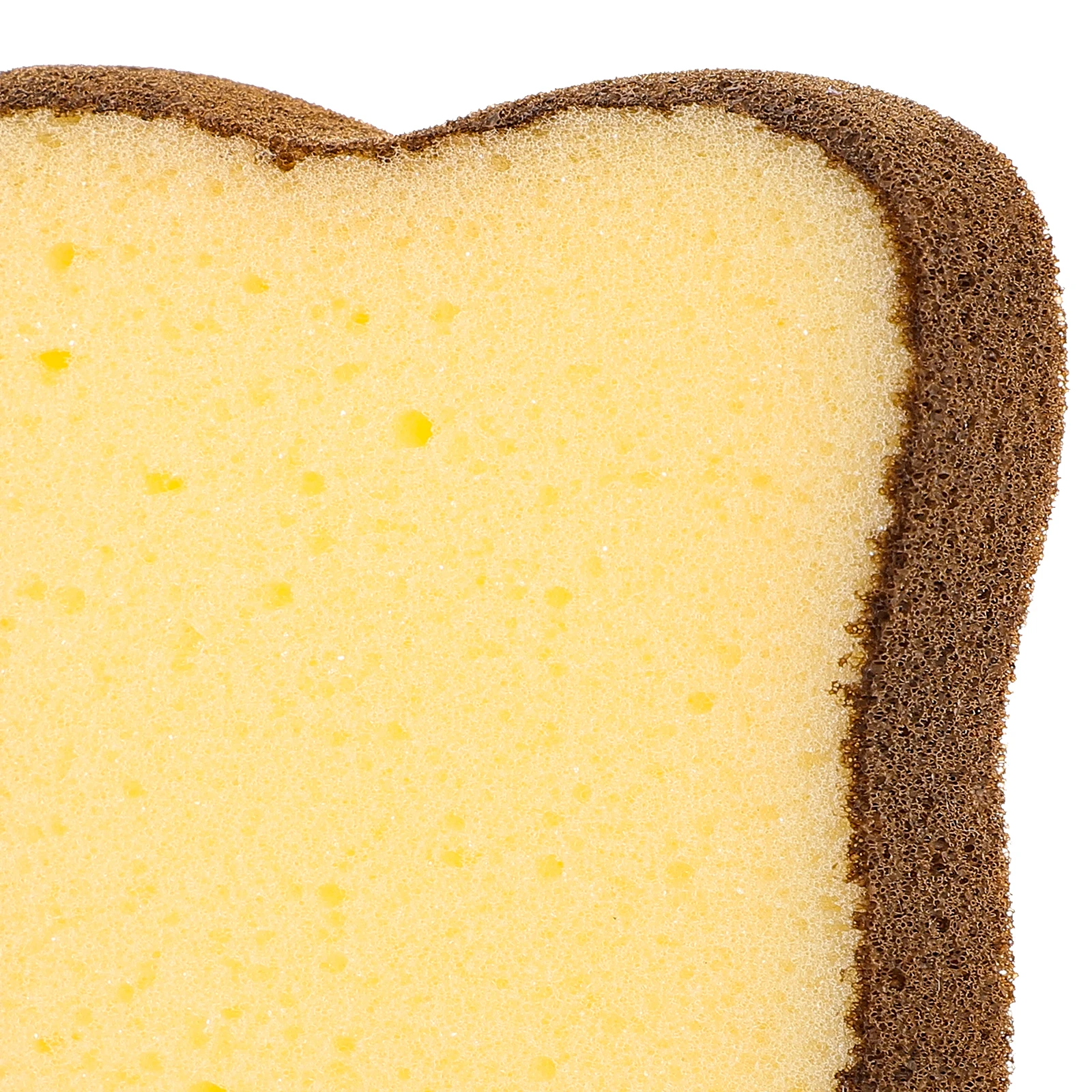 

2pcs Cute Bread Shape Dual Side Kitchen Scrubber Reusable Dish Washing Sponge Pad Japanese Style Pot Cleaning Sponge Dishwashing