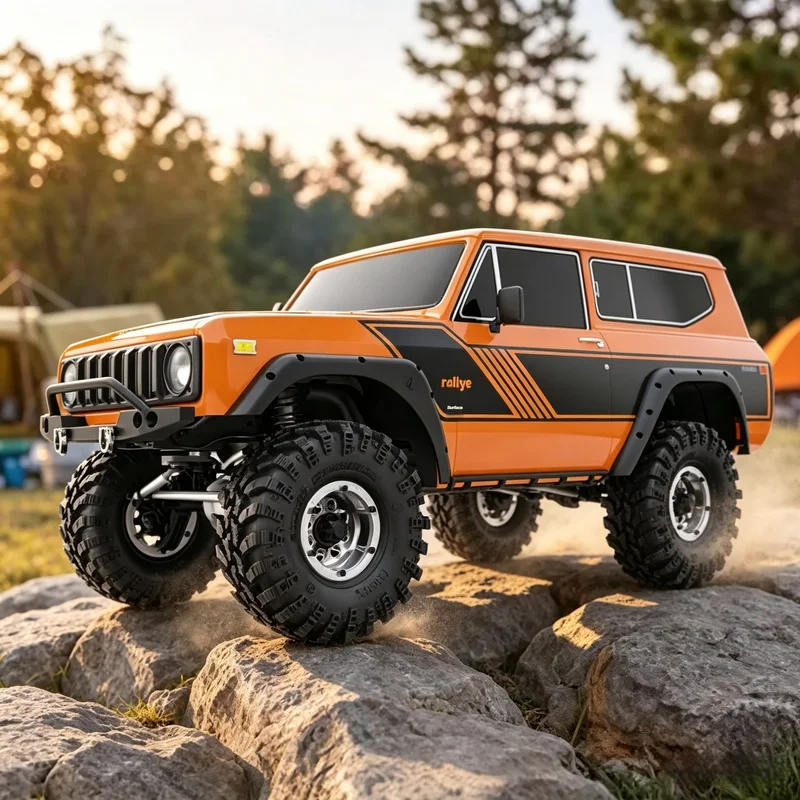 Red Cat  Mountaineering Vehicle 1/10 Rc Professional Simulation Model Car Electric Four-Wheel Drive Remote Control Car Spot.