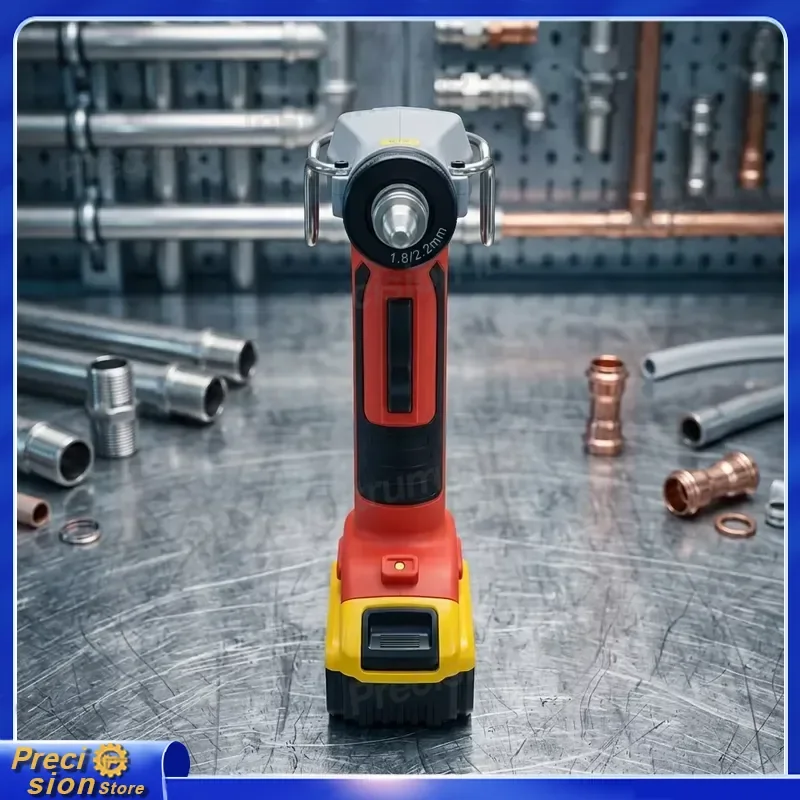 For PEX Pipe Expander Tool Battery Powered Tubing Expander Kit Portable Rechargeable Copper Aluminum Tube Bender