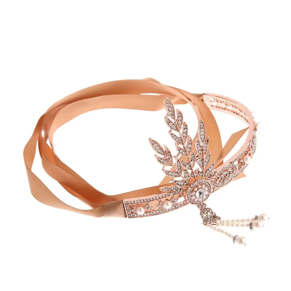 Headwear Headwear Hair Accessories Great Gatsby Headband Masquerade Party Hair Accessories Korean Style Headband Leaf Headband