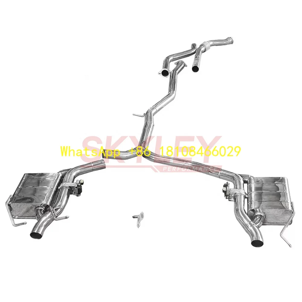 مصنع Oem Catback لمرسيدس بنز C300 C200/c250/c260 W206 W205 1.5t 2023 Ss304 ماسورة العادم مع التحكم الإلكتروني في الصمام
