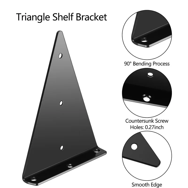 الزاوية اليمنى تدعم مشابك الأثاث غير المرئية للأسرة/الخزائن/الأرفف، وأقواس الحائط المخفية والأرفف العائمة