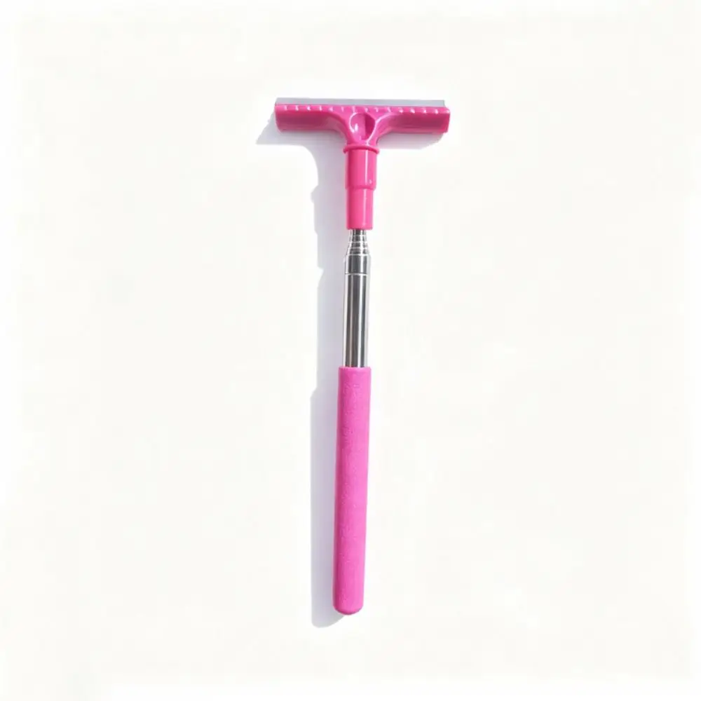 Extendable Design Telescopic Rearview Mirror Squeegee Portable Size Adjustable Extendable Window Cleaning Brush Frost Removal