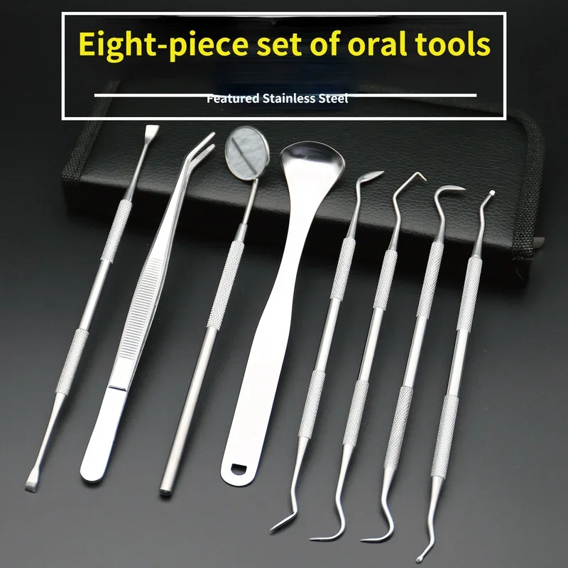 

Dental Mirror Sickle Tartar Scaler Teeth Pick Spatula Dental Laboratory Equipment Dentist Gift Oral Care Tooth Cleaning Tools